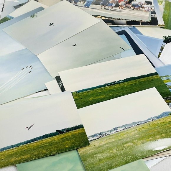 Vintage Lot Aviation Airplane Air Show Snapshot Photos Pictures Blue Angels 90s - Picture 6 of 12